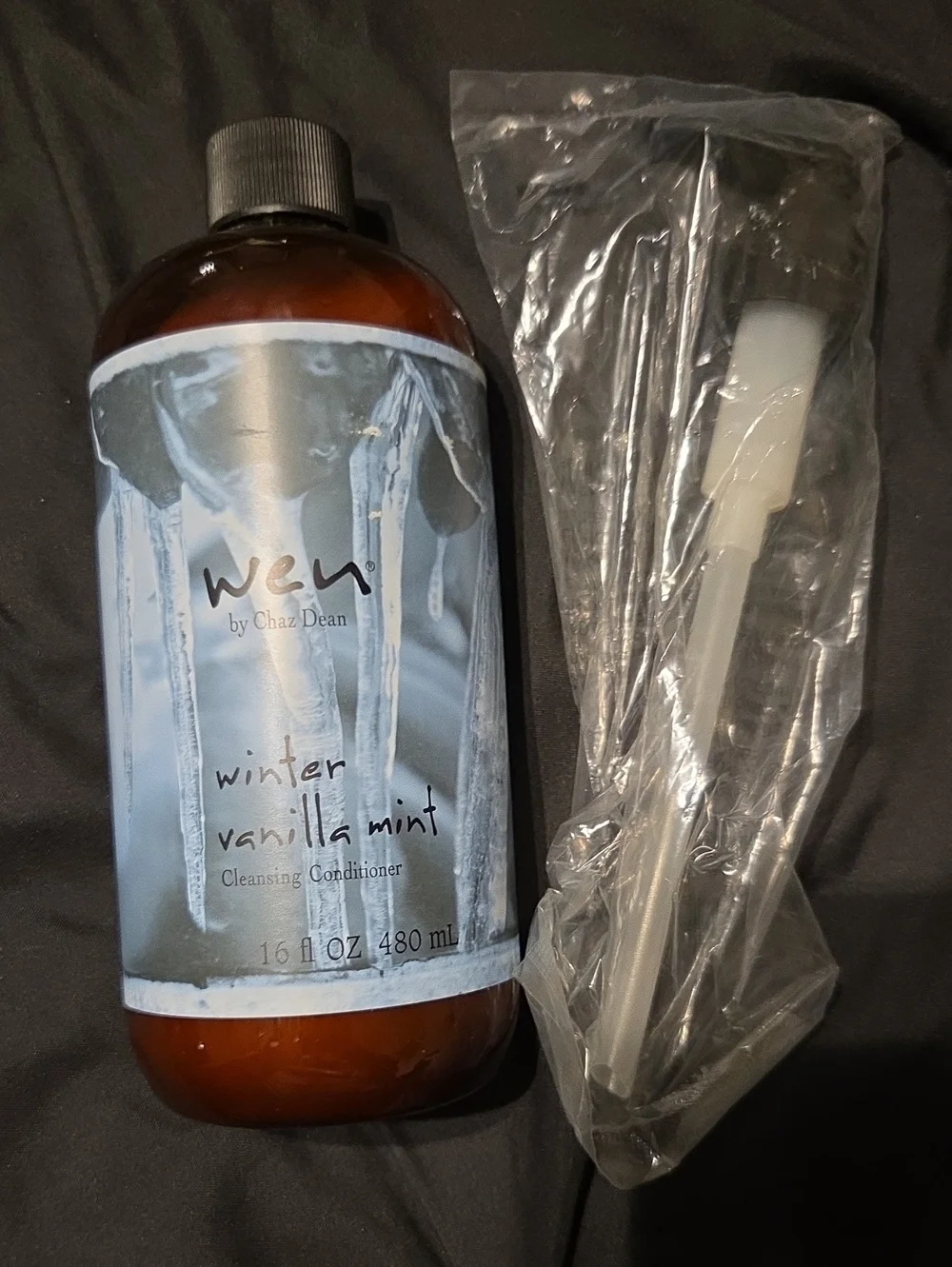 WEN Winter Vanilla Mint Cleansing Conditioner with Pump 16 fl oz